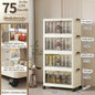 Large Capacity Multifunction Folding Storage Cabinet Dustproof Wardrobe Closet Organizer Easy-to-Install Storage Boxes