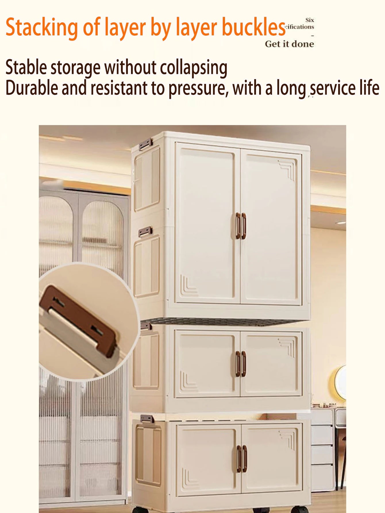 Multi-specification Large Capacity Wardrobe Foldable Easy Install Clothes Storage Cabinet  Organizer for Home - Ceenaz Store