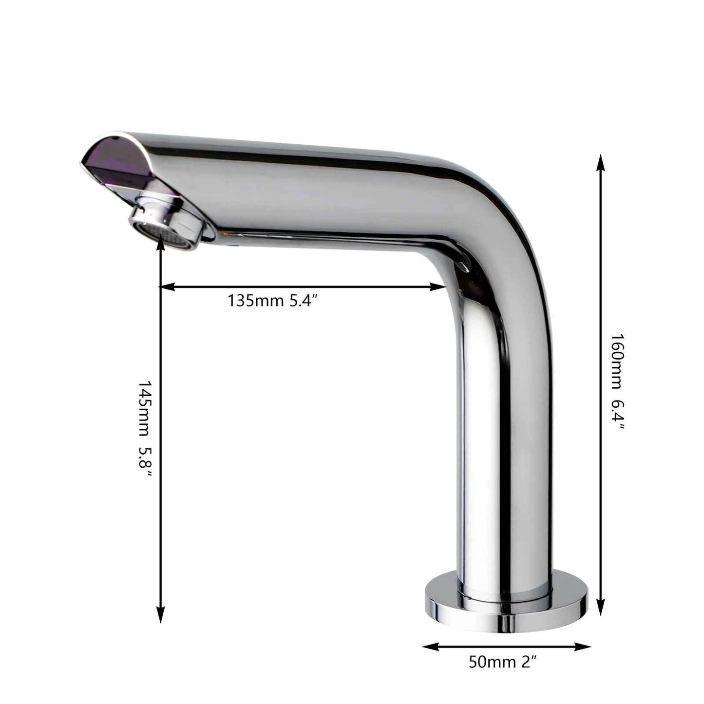 JIENI Smart Bathroom Faucet Chrome Inductive Washbasin Faucets Stream Deck Mounted Touchless Sensor Hot And Cold Mixer Tap