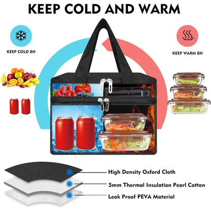 Thermal Insulated Cool Bag Picnic Adult Kids Food Storage Lunch Box UK - Ceenaz Store