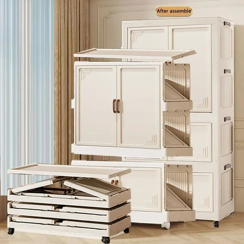 Multi-specification Large Capacity Wardrobe Foldable Easy Install Clothes Storage Cabinet  Organizer for Home - Ceenaz Store
