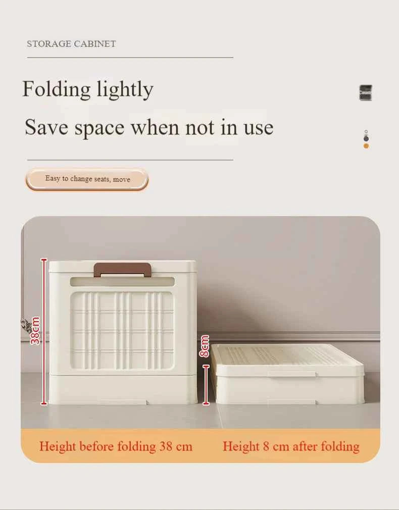 Large Capacity Multifunction Folding Storage Cabinet Dustproof Wardrobe Closet Organizer Easy-to-Install Storage Boxes