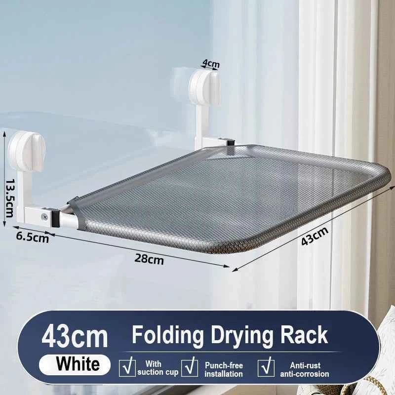 Bathroom Folding Storage Shelf Wall Mounted Aluminum Alloy Retractable Clothes Drying Holder Socks Clothing Drying Rack Hanger