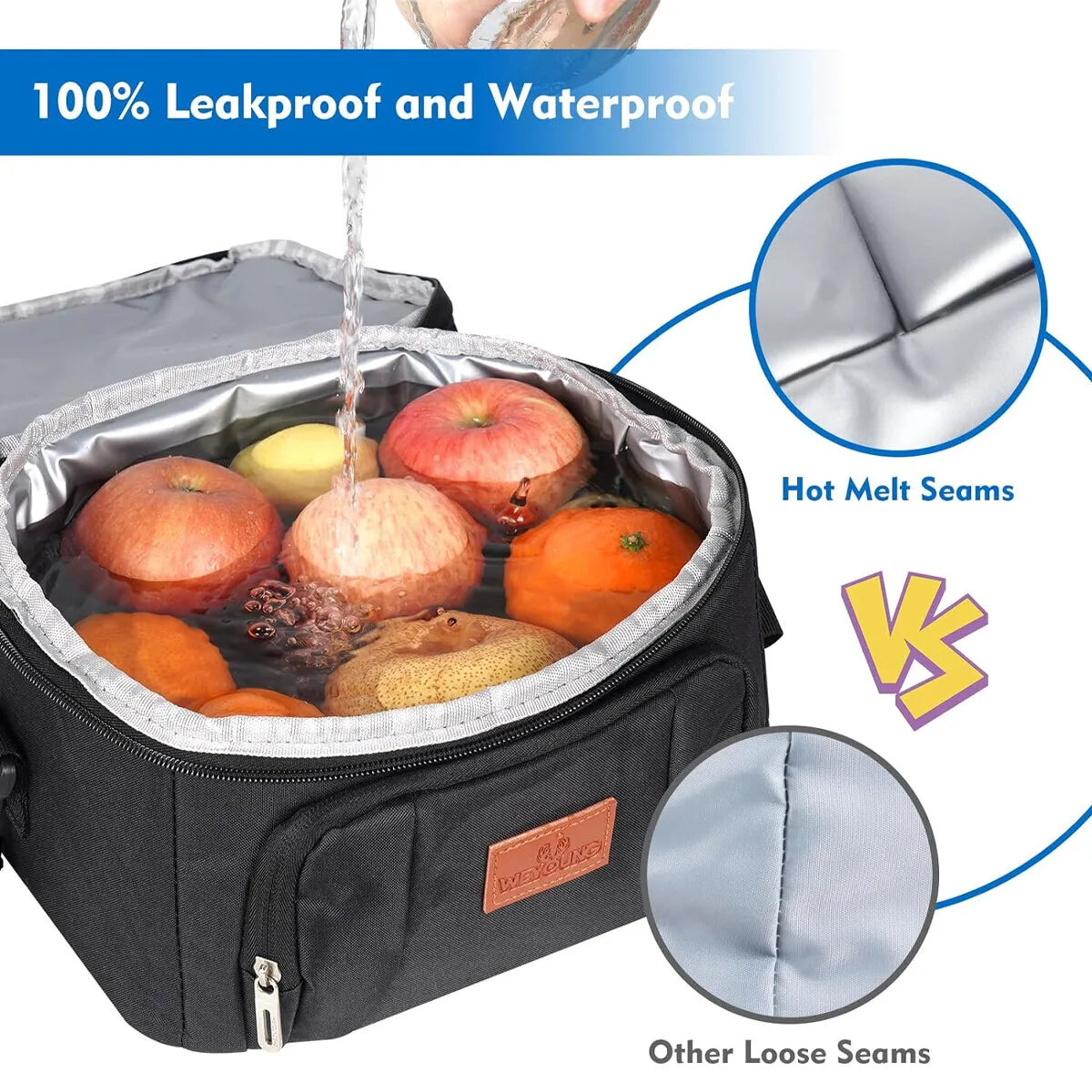 Thermal Insulated Cool Bag Picnic Adult Kids Food Storage Lunch Box UK - Ceenaz Store