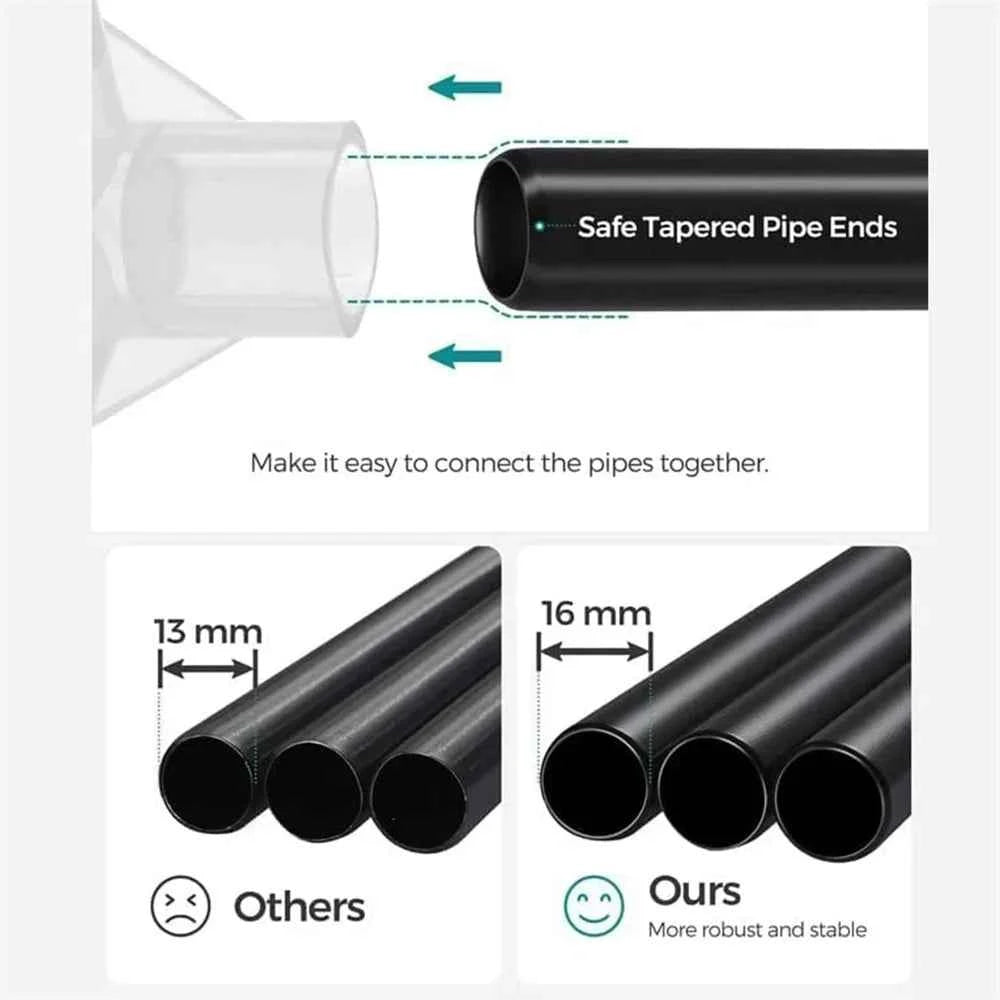 2025 New Upgraded Wardrobe 65 Inch Portable Cabinet Large Clothes Closet with Storage Shelves and Side Pocket Clothes Organizer