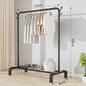 Thiened Sturdy Floor-Mounted Clothes Drng Ra Bedroom Balcony Iron Clothes Hanger Holder Portable Dormi Storage Orga...