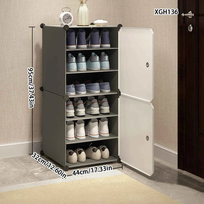Shoe Cabinet Home Entrance Entrance Cabinet Balcony Locker Plastic Assembly Economical Large Capacity Simple Modern Shoe Rack