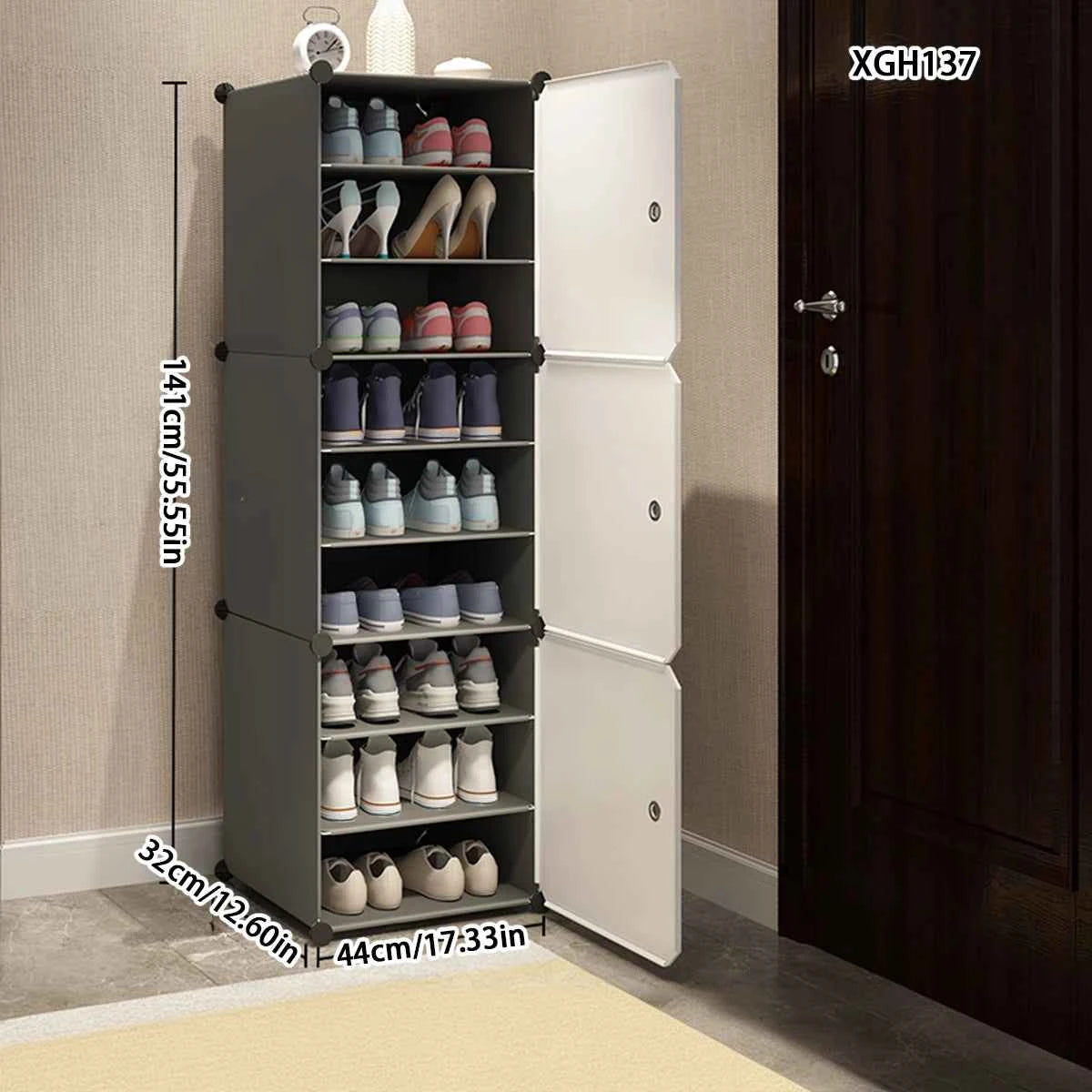 Shoe Cabinet Home Entrance Entrance Cabinet Balcony Locker Plastic Assembly Economical Large Capacity Simple Modern Shoe Rack