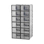 12x stackable transparent shoe box storage box multi-layer assembly storage rack shoe cabinet