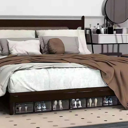 12x stackable transparent shoe box storage box multi-layer assembly storage rack shoe cabinet