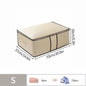 Large Clothes Storage Bag Under Bed Foldable Quilt Clothes Storage Bag Bedroom Dormitory Wardrobe Quilt Organizer Bag 이불정리함 - Ceenaz Store