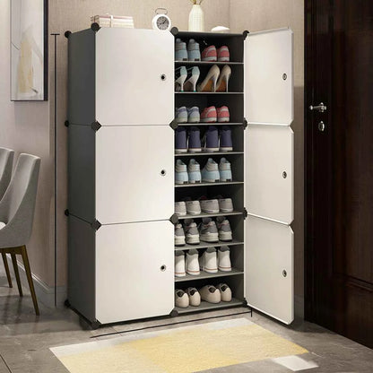 Shoe Cabinet Home Entrance Entrance Cabinet Balcony Locker Plastic Assembly Economical Large Capacity Simple Modern Shoe Rack