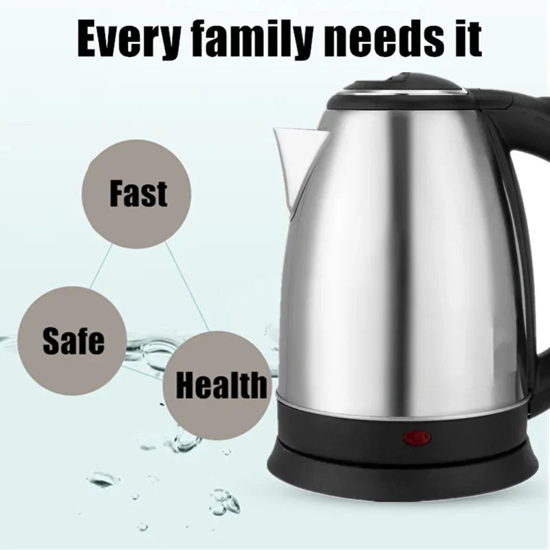 Ceenaz Auto Power Off Electric Kettle 1.8L Stainless Steel Liner Double Anti Scalding Fast Boil Large Capacity Kitchen Teapot 220V - Ceenaz Store