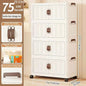 Large Capacity Multifunction Folding Storage Cabinet Dustproof Wardrobe Closet Organizer Easy-to-Install Storage Boxes