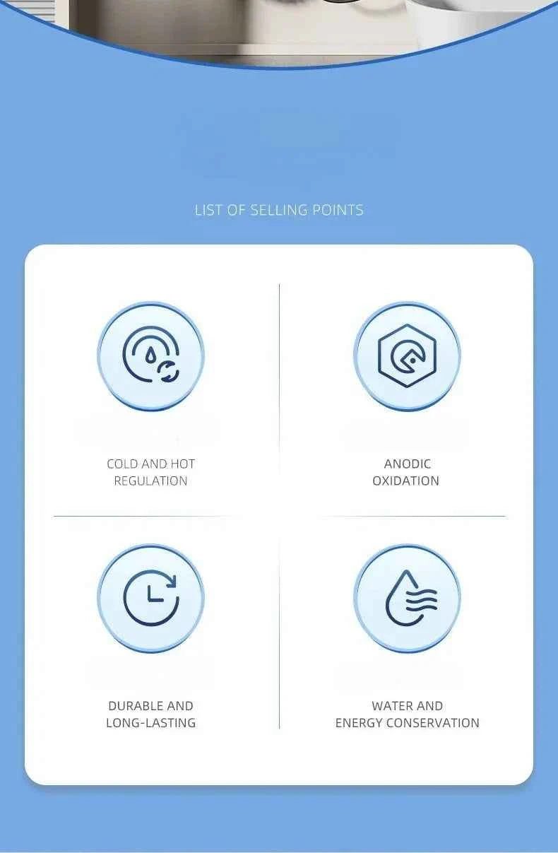 Smart Temperature Digital Display Shower Set Bathroom Wall Mounted Piano Key 4 Ways Water Outlet Rainlfall Shower Faucet System