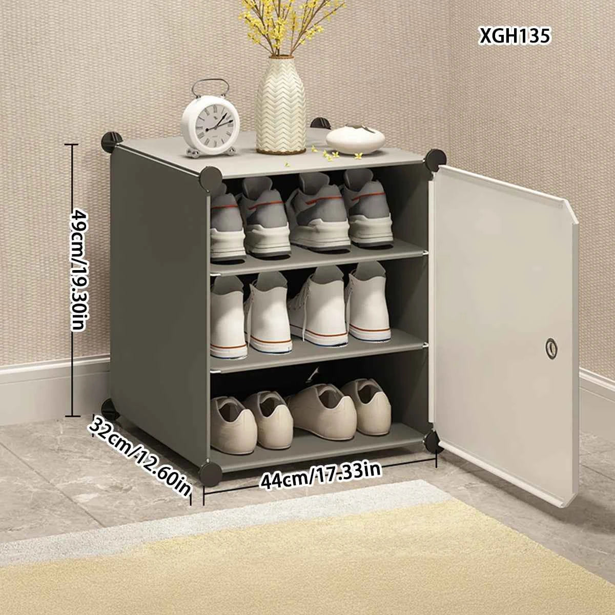 Shoe Cabinet Home Entrance Entrance Cabinet Balcony Locker Plastic Assembly Economical Large Capacity Simple Modern Shoe Rack