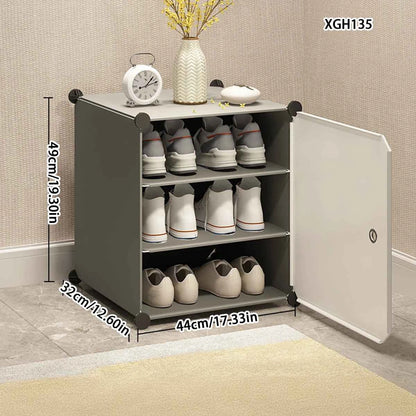 Shoe Cabinet Home Entrance Entrance Cabinet Balcony Locker Plastic Assembly Economical Large Capacity Simple Modern Shoe Rack