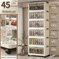 Large Capacity Multifunction Folding Storage Cabinet Dustproof Wardrobe Closet Organizer Easy-to-Install Storage Boxes