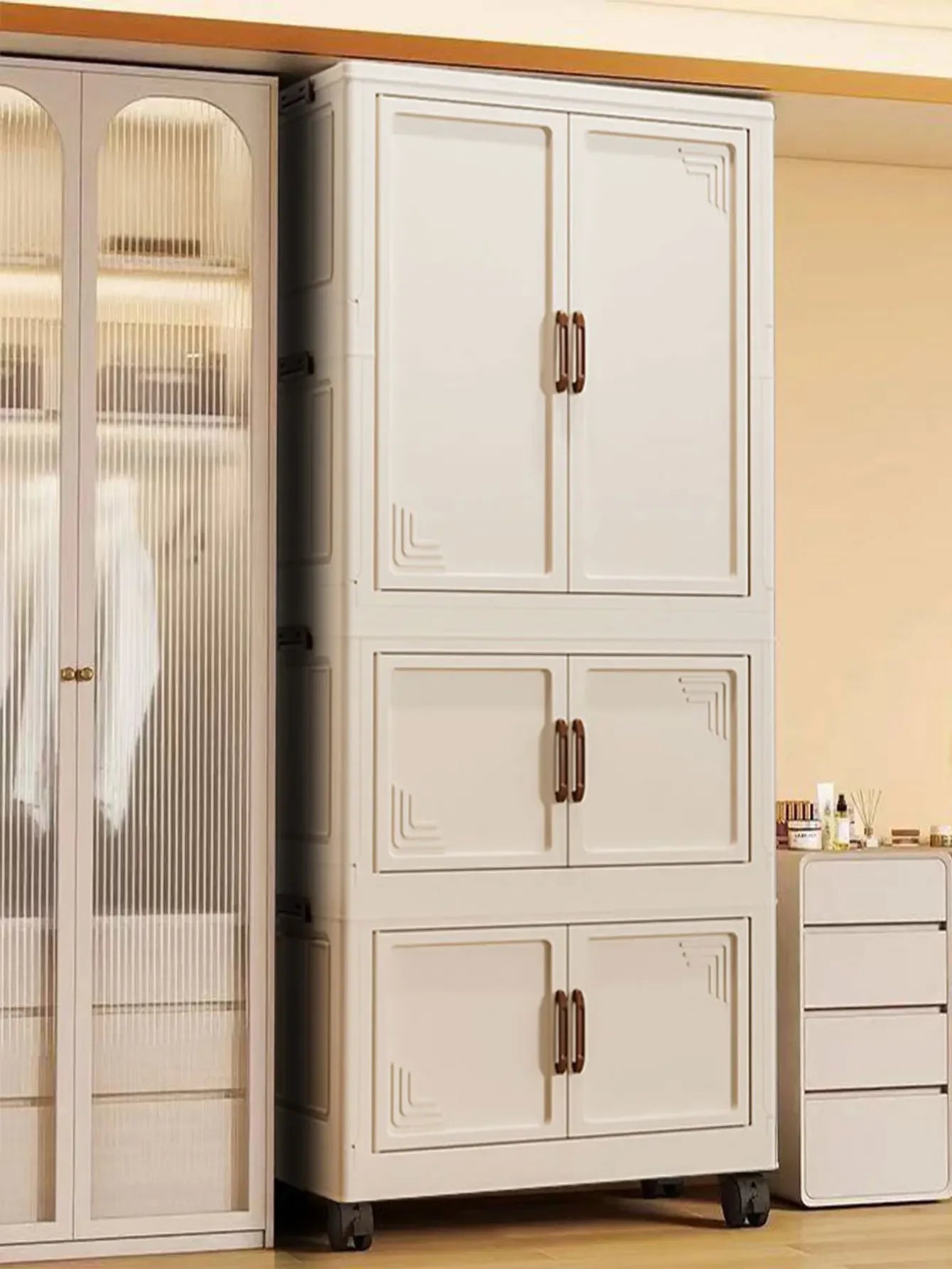 Multi-specification Large Capacity Wardrobe Foldable Easy Install Clothes Storage Cabinet  Organizer for Home - Ceenaz Store