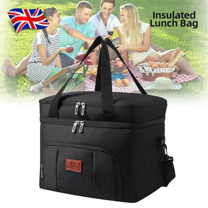Thermal Insulated Cool Bag Picnic Adult Kids Food Storage Lunch Box UK - Ceenaz Store