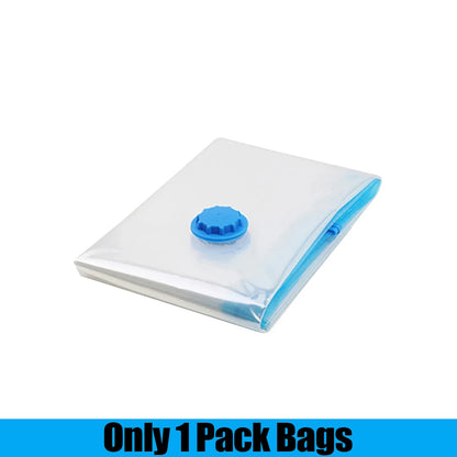 1/3/5Pcs Vacuum Storage Bags with Hand Pump for Comforters Clothes Pillow Bedding Blanket Storage Saver 80% More Compression - Ceenaz Store