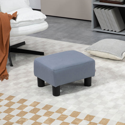 Footstool Small Footrest Upholstery with Plastic Legs