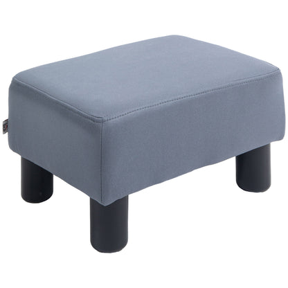 Footstool Small Footrest Upholstery with Plastic Legs
