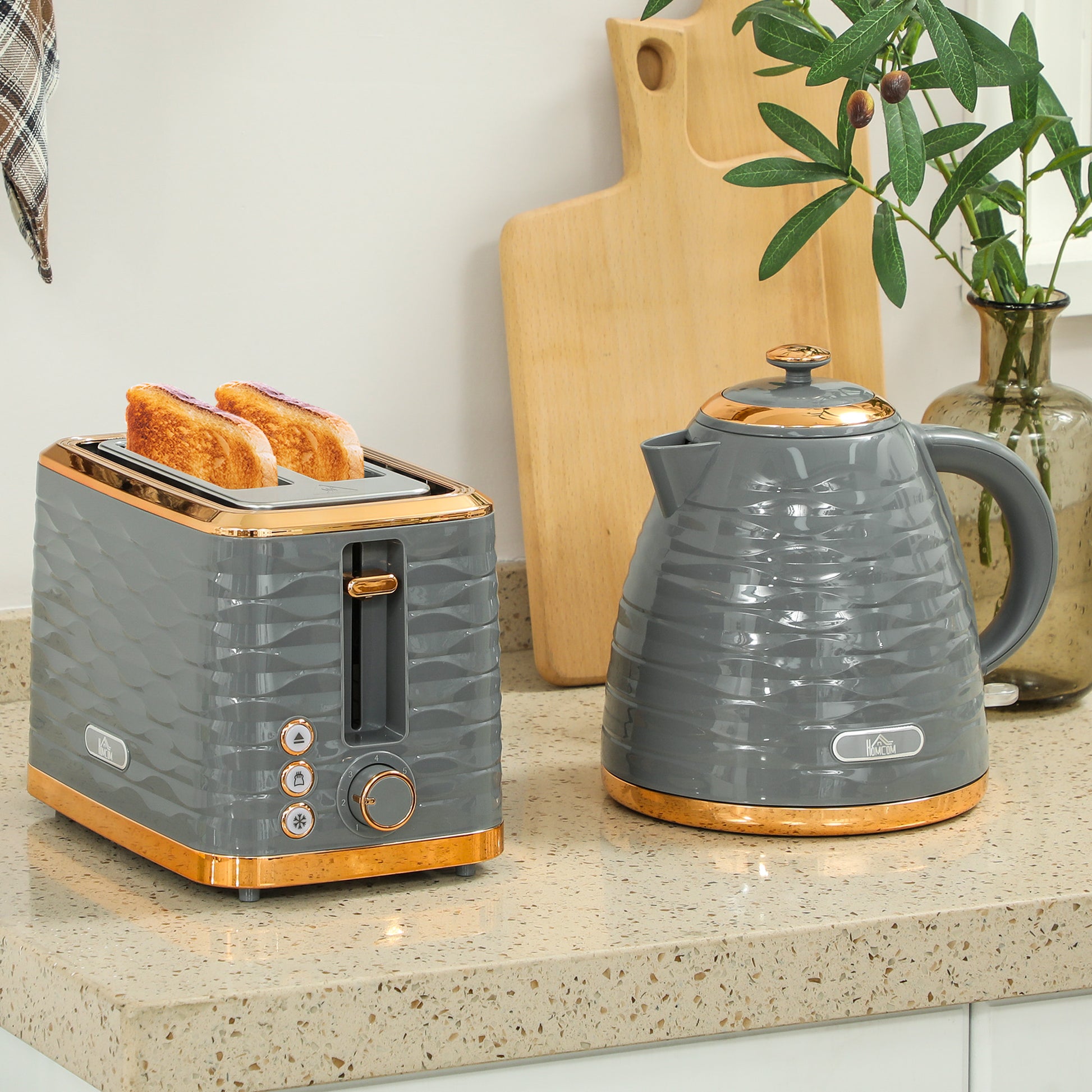 Kettle and Toaster Sets 1.7L Kettle & 4 Slice Toaster