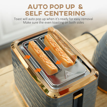 Kettle and Toaster Sets 1.7L Kettle & 4 Slice Toaster