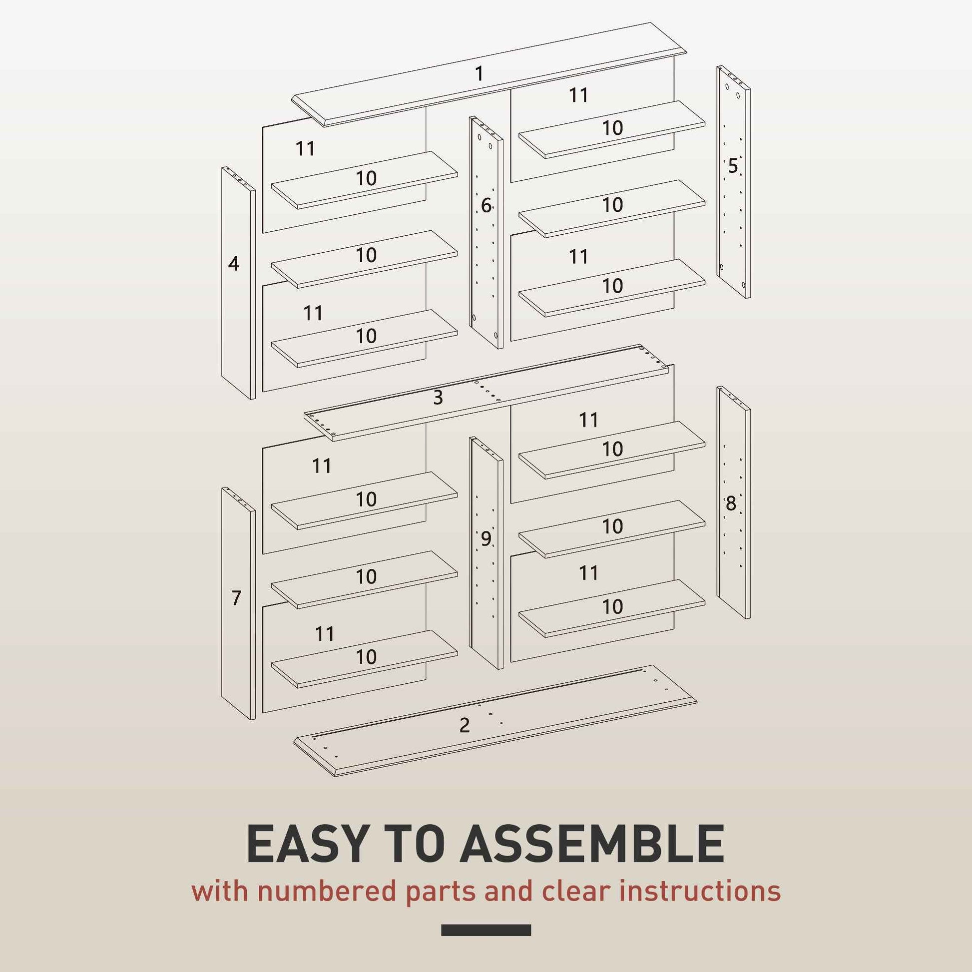 720 CD/396 DVD/396 Blu-ray Storage Tower with 12 Adjustable Shelves