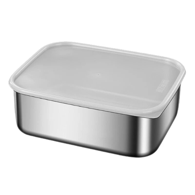 304 Stainless Steel Airtight Container Microwave Safe Storage Box with Lid - Ceenaz Store