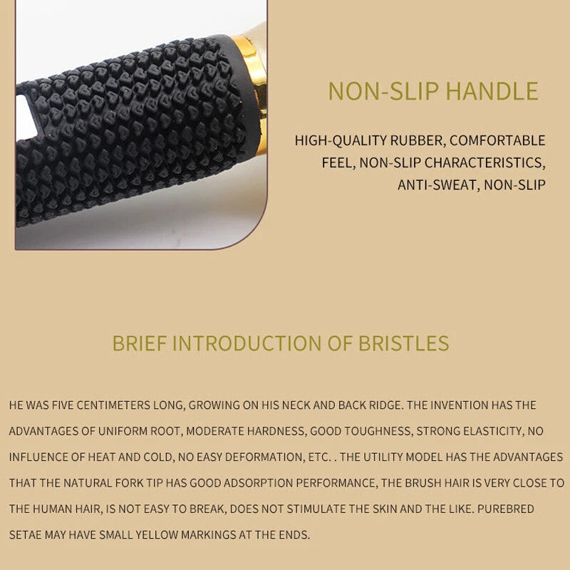 Women Detangling Nylon & Bristle Hairbrush Scalp Massage Comb Hair Brush Tool UK - Ceenaz Store