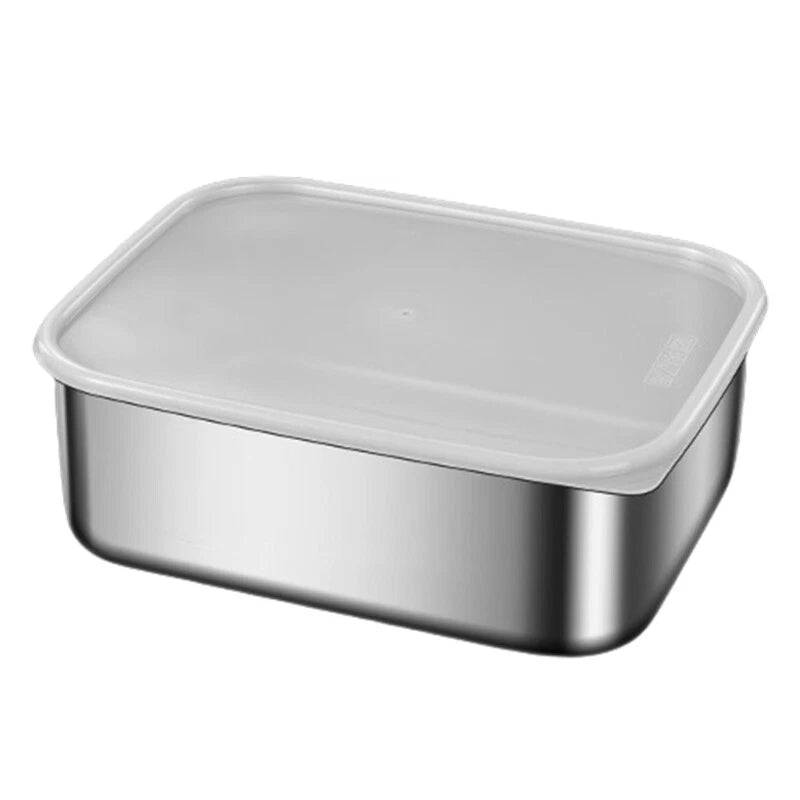 304 Stainless Steel Airtight Container Microwave Safe Storage Box with Lid - Ceenaz Store