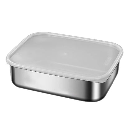 304 Stainless Steel Airtight Container Microwave Safe Storage Box with Lid - Ceenaz Store