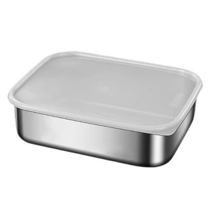 304 Stainless Steel Airtight Container Microwave Safe Storage Box with Lid - Ceenaz Store
