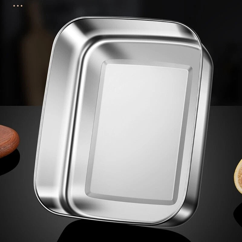 304 Stainless Steel Airtight Container Microwave Safe Storage Box with Lid - Ceenaz Store