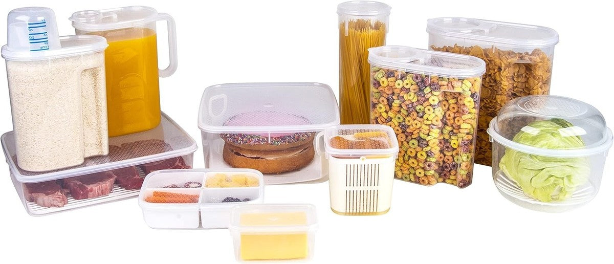 Décor Tellfresh Cereal Storage Dispenser | Large Airtight Container | 3L - Ceenaz Store