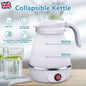600ML Portable Collapsible Electric Water Kettle for Travel, Camping & Caravan
