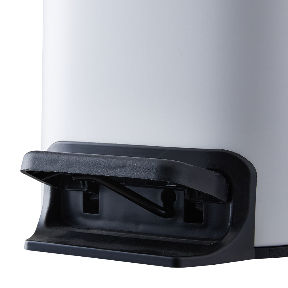 Pedal Bin Dustbin Stainless Steel Waste w/Bucket & Removable Lid Kitchen Bedroom