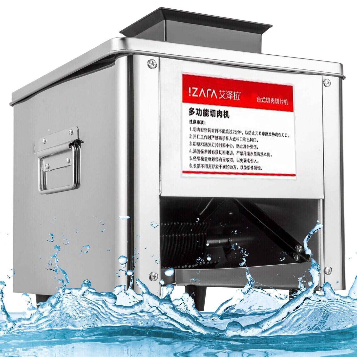 Commercial Meat Cutting Machine Cutter Stainless Steel Slicer 150Kg/H 850W UK