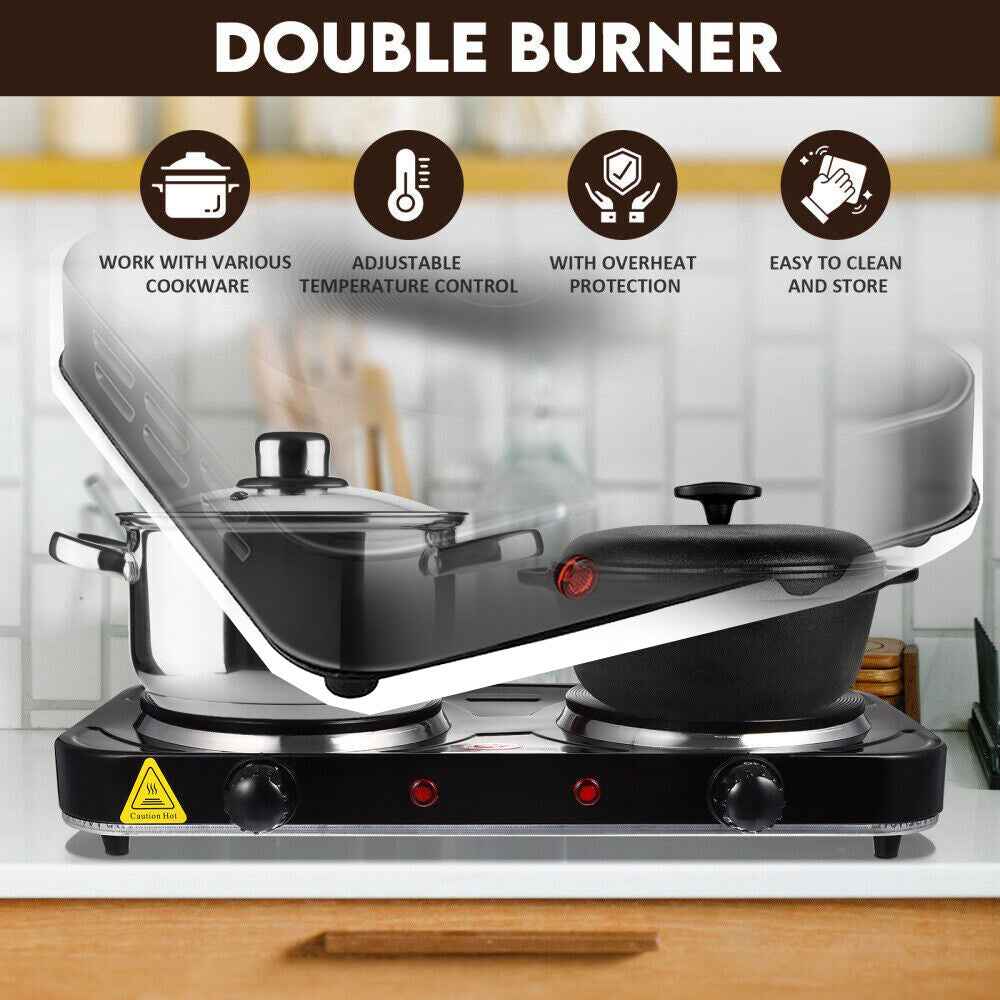 2800W Hot Plate Electric Cooker Single Portable Table Top Kitchen Hob Stove UK