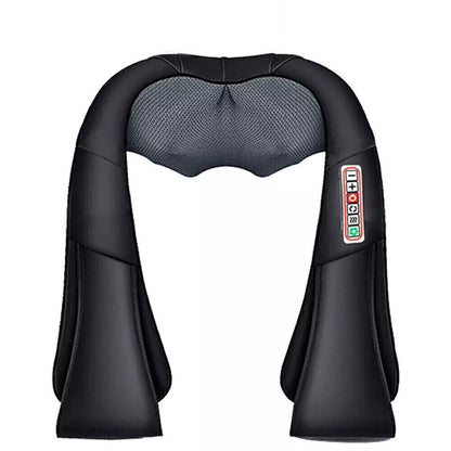 Electric Shiatsu Back Neck Shoulder Massager with Heat Kneading Body Car Home UK