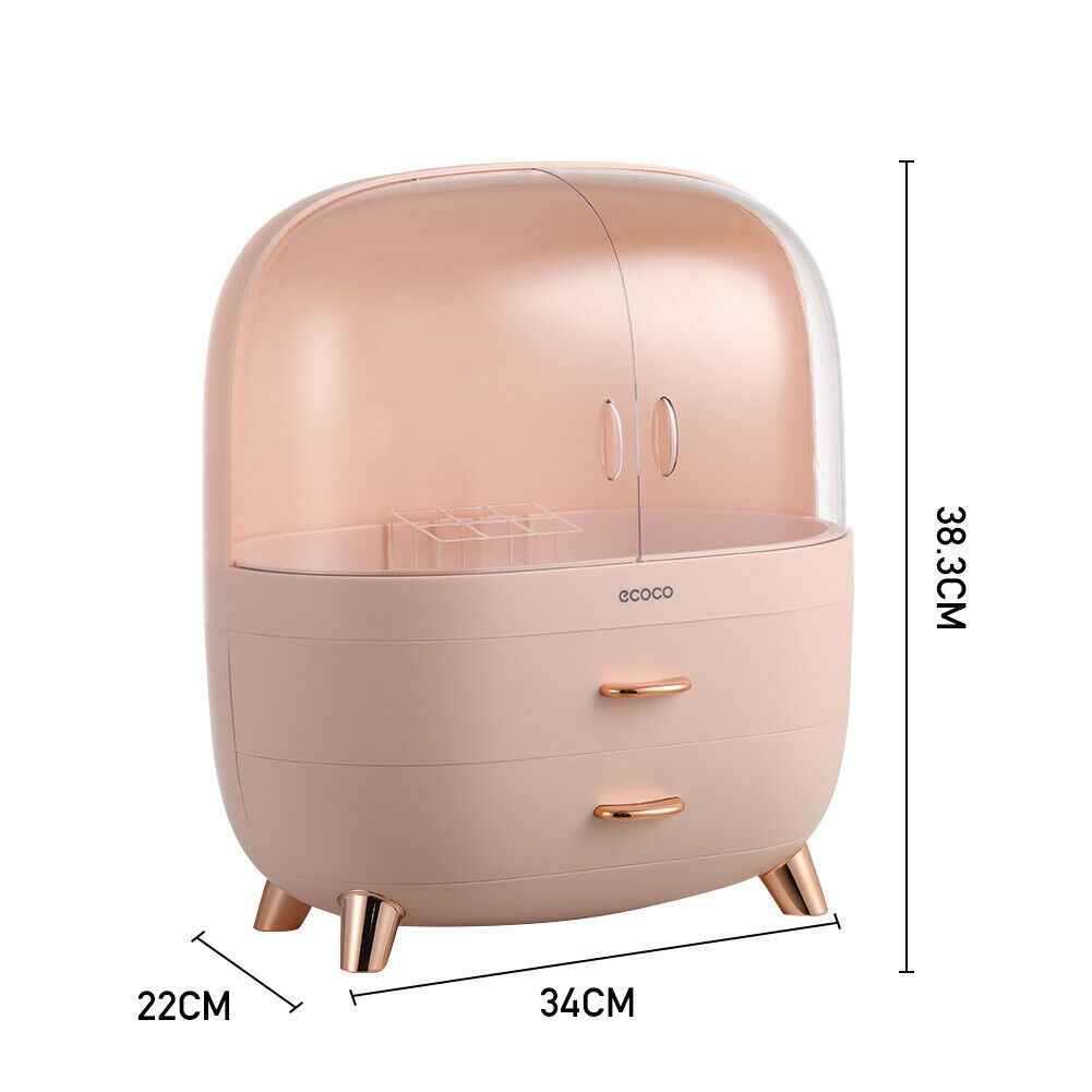 Dressing Table Makeup Storage Box Drawer Desktop Cosmetic Organizer Tidy Case UK