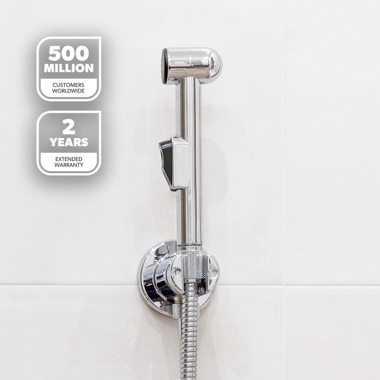 GEEPAS Hand Held Toilet Bidet Sprayer Bathroom Shower Bidet Tap Muslim Shattaf