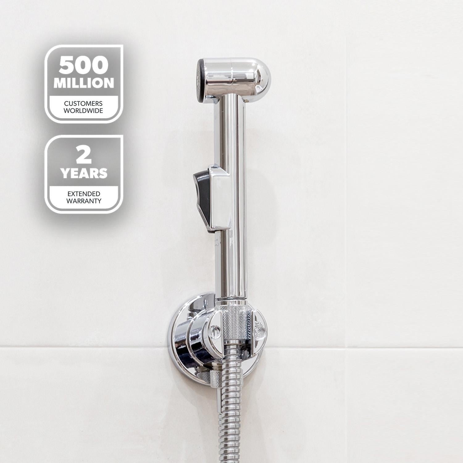 GEEPAS Hand Held Toilet Bidet Sprayer Bathroom Shower Bidet Tap Muslim Shattaf