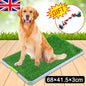 Large Pet Dog Toilet Mat Indoor Restroom Training Grass Potty Pad Loo Tray PadUK
