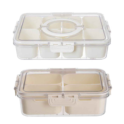 Fridge Box Holder Kitchen Cupboard Organiser Food Storage Dividers Container Lid