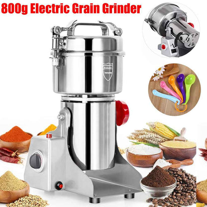 3200W Electric Grain Grinder Cereal Mill Flour Powder High Speed Machine 800g