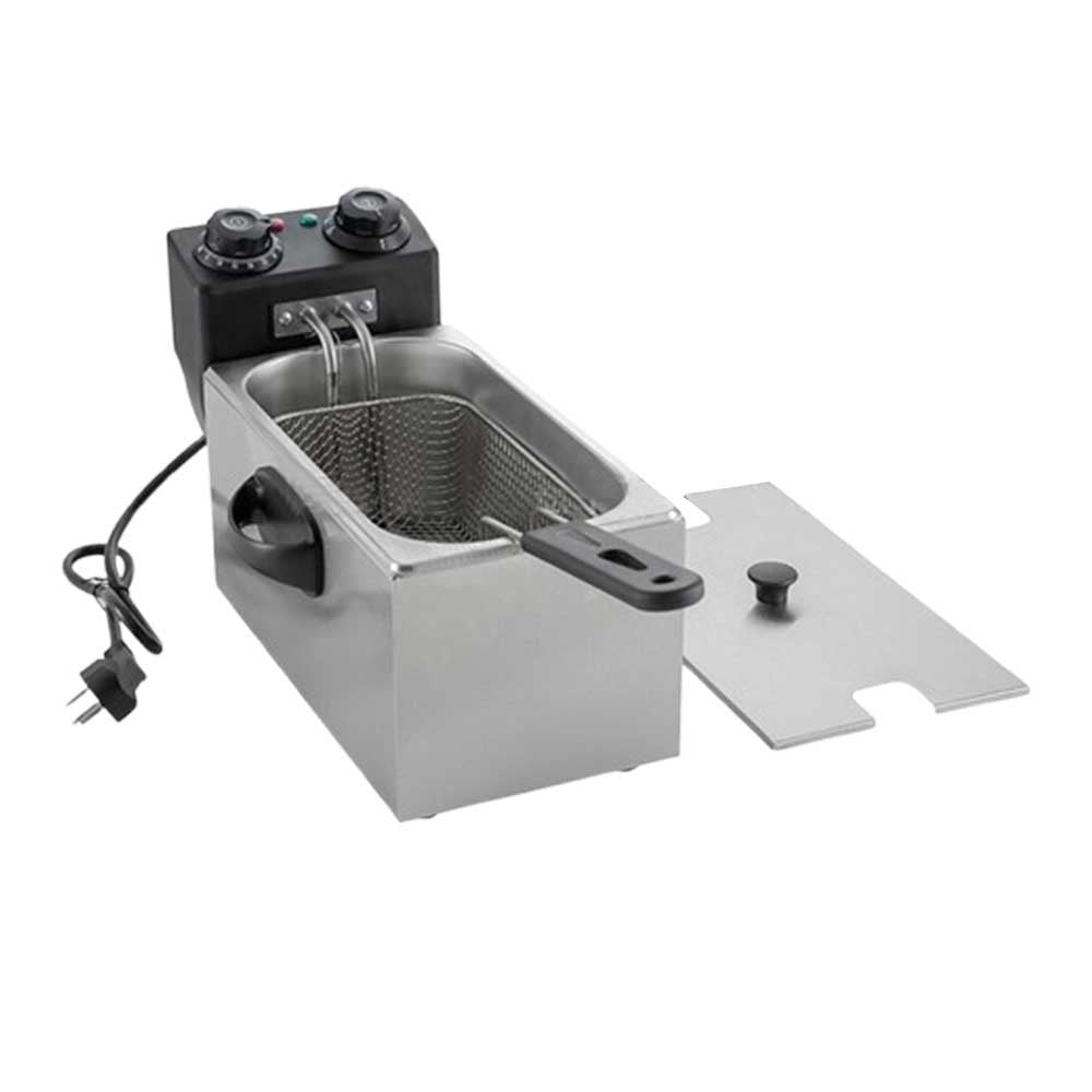 2000W Deep Fat Chip Fryer 3L Basket Oil Fried Chips Safe Basket Handle UK