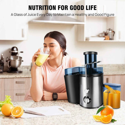 1000W Juicer Machine Whole Fruit and Vegetable Juice Extractor Stainless Steel